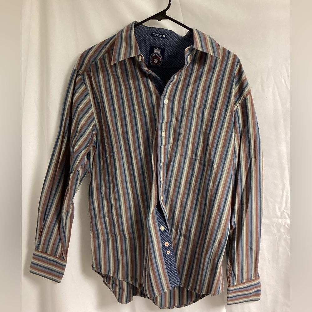 South Bridge New York London Button Up Men’s Shirt Size L